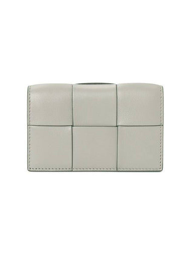 Intrecciato Card Wallet Grey - BOTTEGA VENETA - BALAAN 1