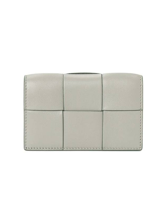 Intrecciato Card Wallet Grey - BOTTEGA VENETA - BALAAN 1