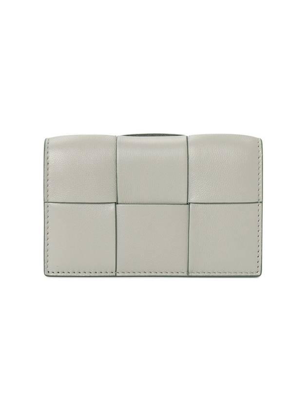 Intrecciato Card Wallet Grey - BOTTEGA VENETA - BALAAN 1