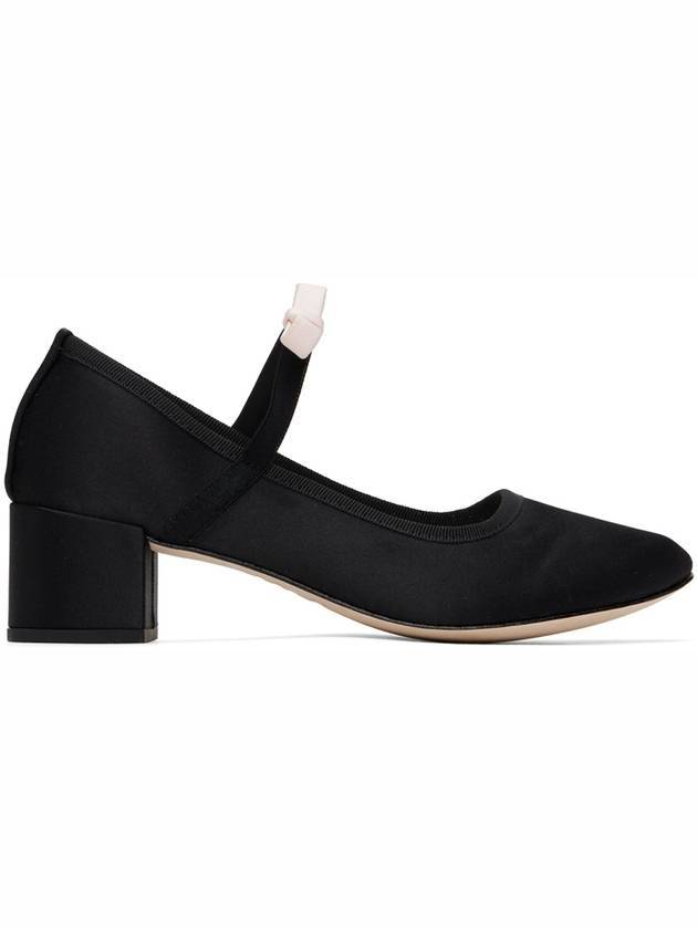 Guillemette Mary Jane Satin Pumps Black - REPETTO - BALAAN 1