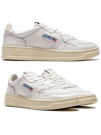 Medalist Goatskin Low Top Sneakers White - AUTRY - BALAAN 2