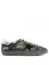 Superstar Silver Tab Low Top Sneakers Black - GOLDEN GOOSE - BALAAN 2