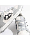 oblique CD logo B57 low top sneakers gray white 3SN318ZXU 860 - DIOR - BALAAN 4