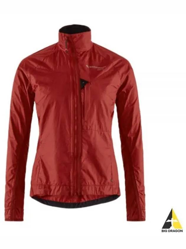 Ansu Wind Jacket Women Rose Red 10638W01 254 W - KLATTERMUSEN - BALAAN 2