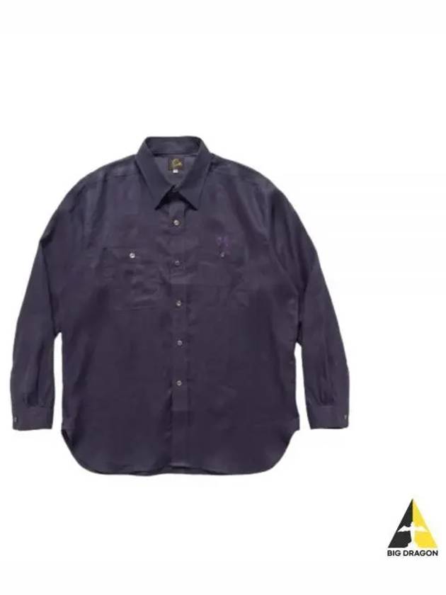 24 Work Shirt PURPLE OT206 - NEEDLES - BALAAN 1