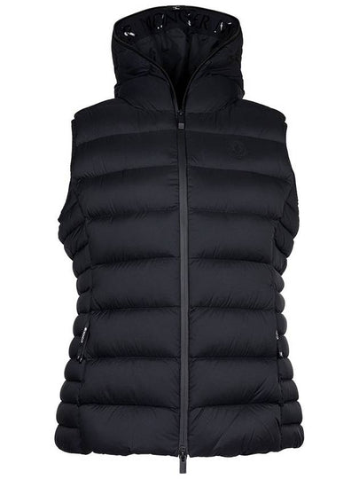 Logo Padded Vest Black - MONCLER - BALAAN 2