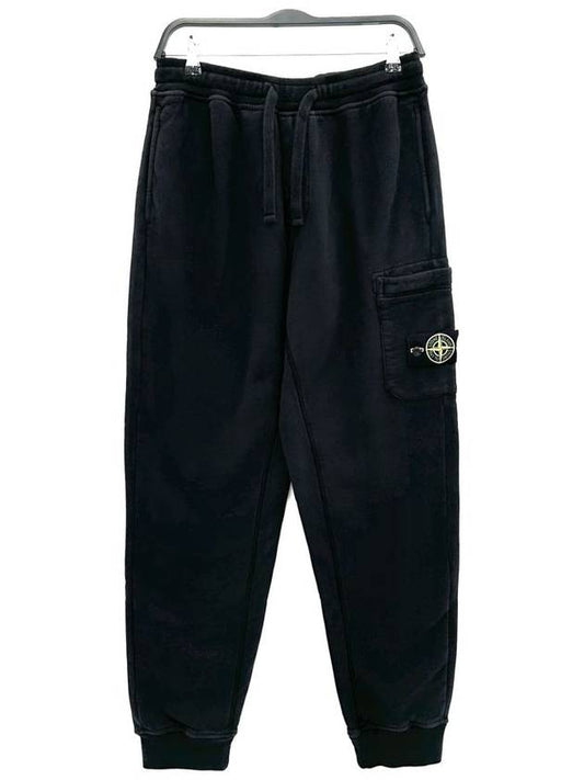 Wappen Patch Cargo Jogger Track Pants Black - STONE ISLAND - BALAAN 2