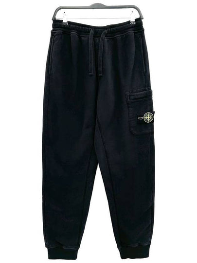 Wappen Patch Cargo Jogger Track Pants Black - STONE ISLAND - BALAAN 2