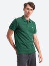 Slim Fit Short Sleeve Polo Shirt Dark Green - LACOSTE - BALAAN 4