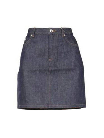 Women's Jupe Standard Denim H-Line Skirt - A.P.C. - BALAAN 1