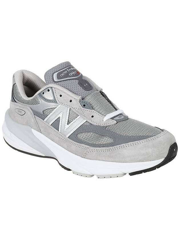 990V6 Castlerock Low-Top Sneakers Grey - NEW BALANCE - BALAAN 3