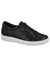 Soft 7 Low Top Sneakers Black - ECCO - BALAAN 3