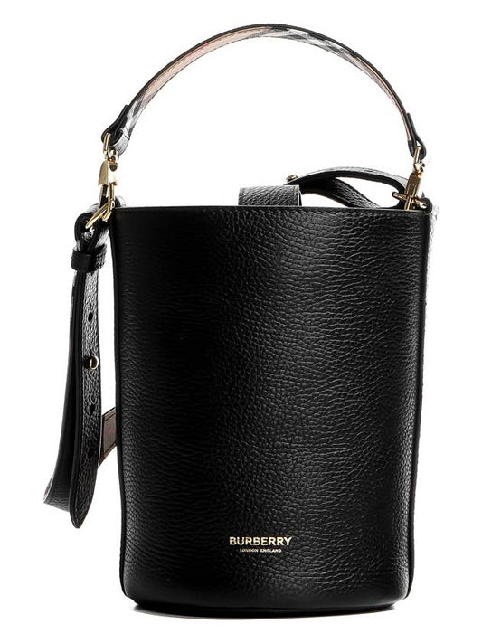 LL Small Bucket Bag Black - BURBERRY - BALAAN 2