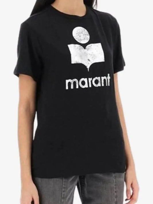 24SS Women s Coldy Short Sleeve T Shirt TS0004FA A1N10E 01BK - ISABEL MARANT - BALAAN 2