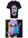 Mask On Paint Short Sleeve T-Shirt Black - IH NOM UH NIT - BALAAN 5