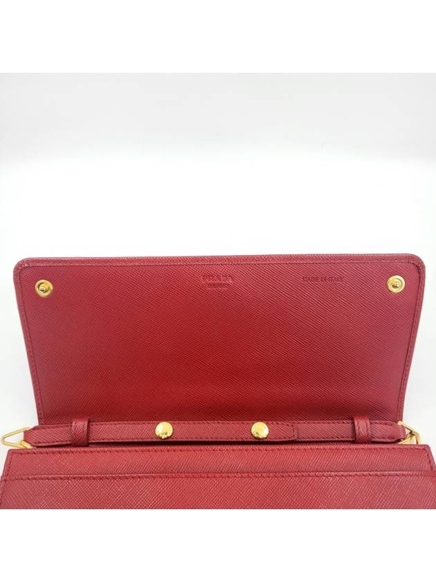 Women s Saffiano Chain Wallet 4162 - PRADA - BALAAN 14