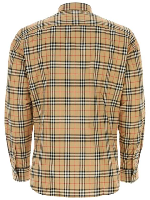 Vintage Check Pattern Long Sleeve Shirt Beige - BURBERRY - BALAAN 3