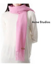 Wool Fringe Muffler Light Pink - ACNE STUDIOS - BALAAN 2