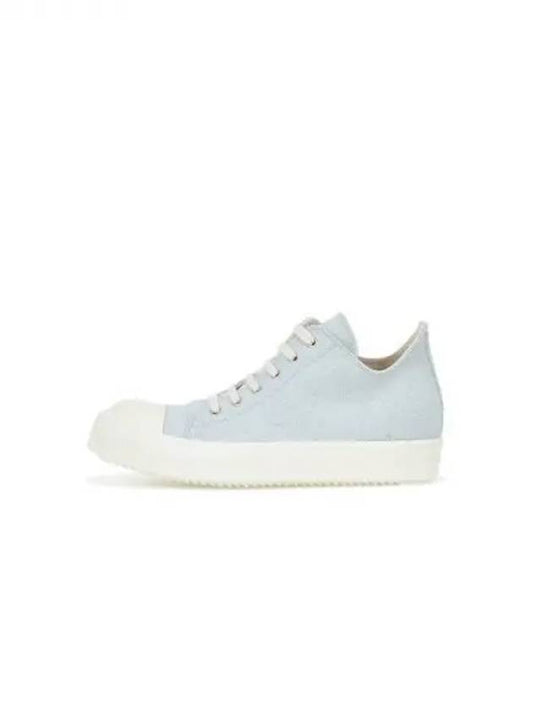 MEN DRKSHDW Cotton Low Top Sneakers Light Blue 271968 - RICK OWENS - BALAAN 1