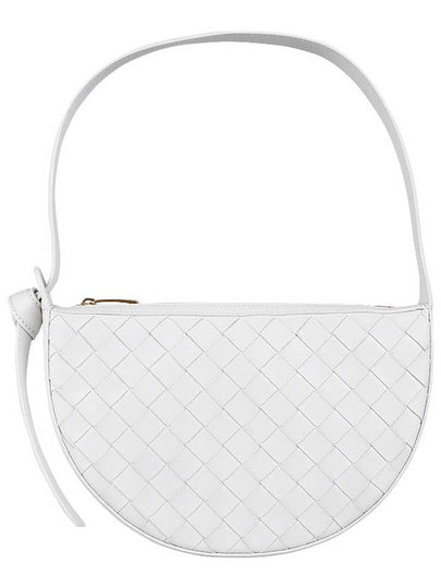 Intrecciato Sunrise Small Shoulder Bag White - BOTTEGA VENETA - BALAAN 2