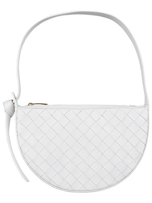 Intrecciato Sunrise Small Shoulder Bag White - BOTTEGA VENETA - BALAAN 2