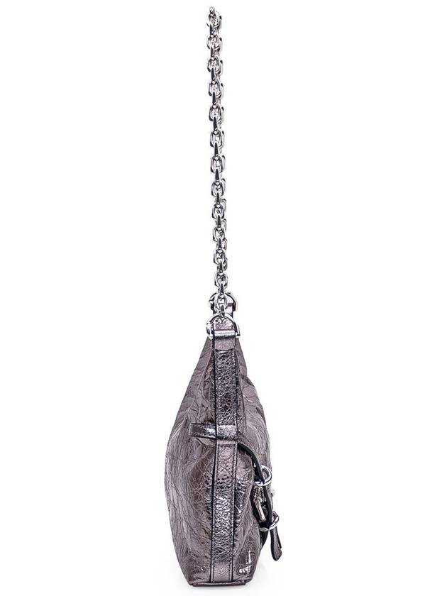 Voyou Party Shoulder Bag Metallic Silver - GIVENCHY - BALAAN 3