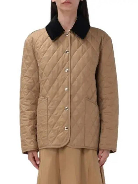 Quilted Jacket Brown - BURBERRY - BALAAN 2