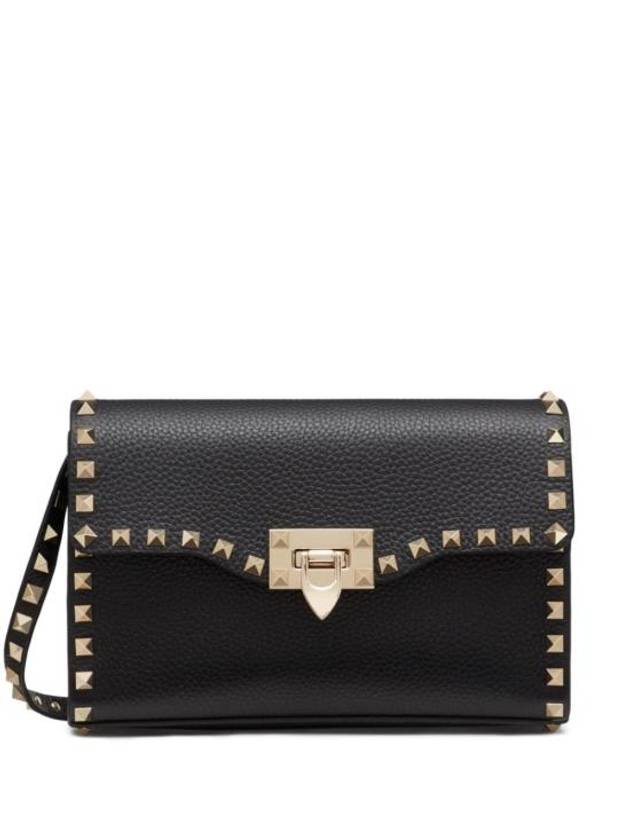 Rockstud Cross Bag Black - VALENTINO - BALAAN 1