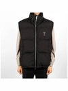 De Coeur Zip-Up Padded Vest Black - AMI - BALAAN 3