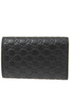 Microssima GG Bifold Silver Key Holder Black - GUCCI - BALAAN 4