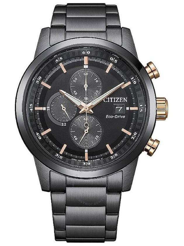 Citizen Chronograph Eco-Drive Black Dial Men's Watch CA0746-85E - CITIZEN - BALAAN 1