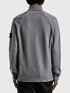 Stone Island Men s Gray 505A2 Winter Cotton Turtleneck Knit Sweater 7715505A2 V0067 - STONE ISLAND - BALAAN 3