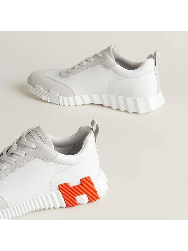 Bouncing Low Top Sneakers White - HERMES - BALAAN 5