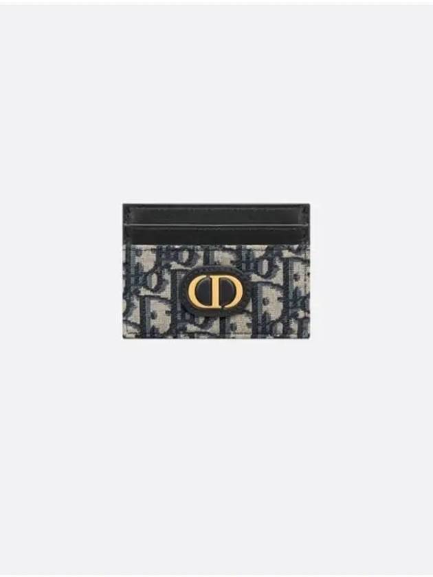 Christian 30 Montaign Oblique Card Wallet S2152UTZQ - DIOR - BALAAN 1