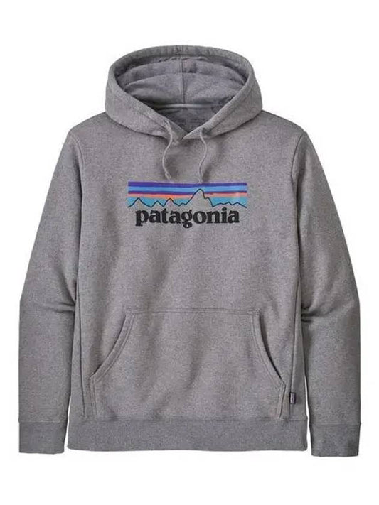 P 6 Logo Uprisal Hoodie Grey - PATAGONIA - BALAAN 2