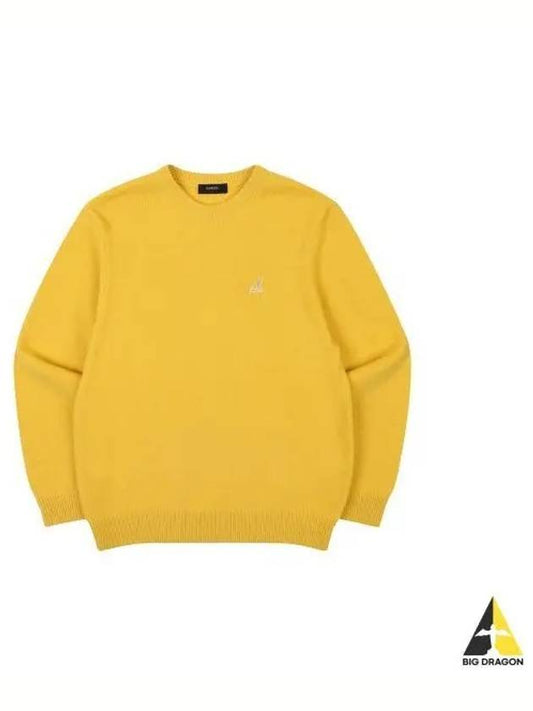 Club Knit Sweater 1837 Yellow - KANGOL - BALAAN 1