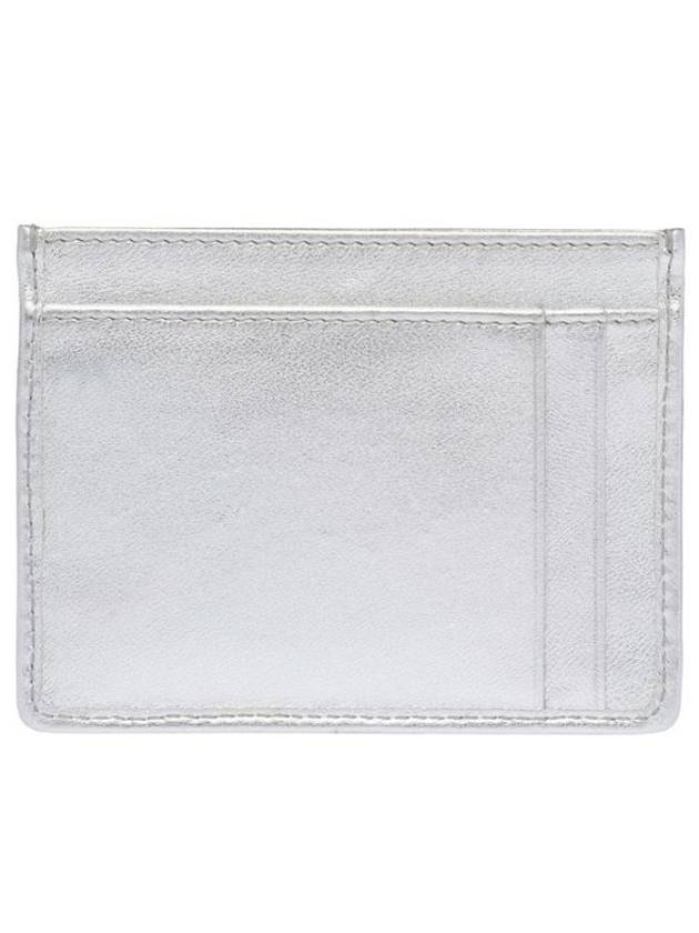 Matelasse Nappa Leather Card Wallet Silver - MIU MIU - BALAAN 6