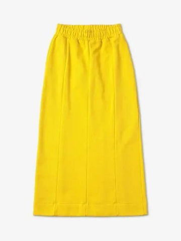 Fleece Long Skirt Bright Yellow CRTWWSKR011T024 - SUNNEI - BALAAN 1