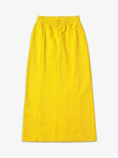 Fleece Long Skirt Bright Yellow CRTWWSKR011T024 - SUNNEI - BALAAN 1