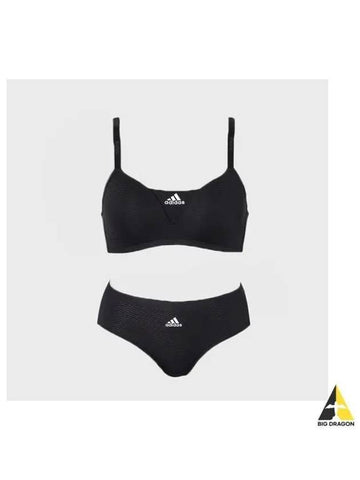 adidas UNDERWEAR No Wire Volume Support Bra Panties BK - ADIDAS - BALAAN 1