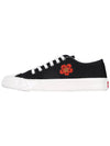 School Flower Low Top Sneakers Black - KENZO - BALAAN 4