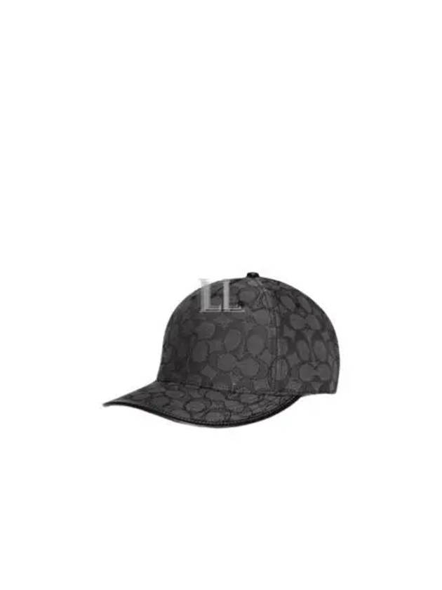 Signature Jacquard Ball Cap Grey - COACH - BALAAN 2