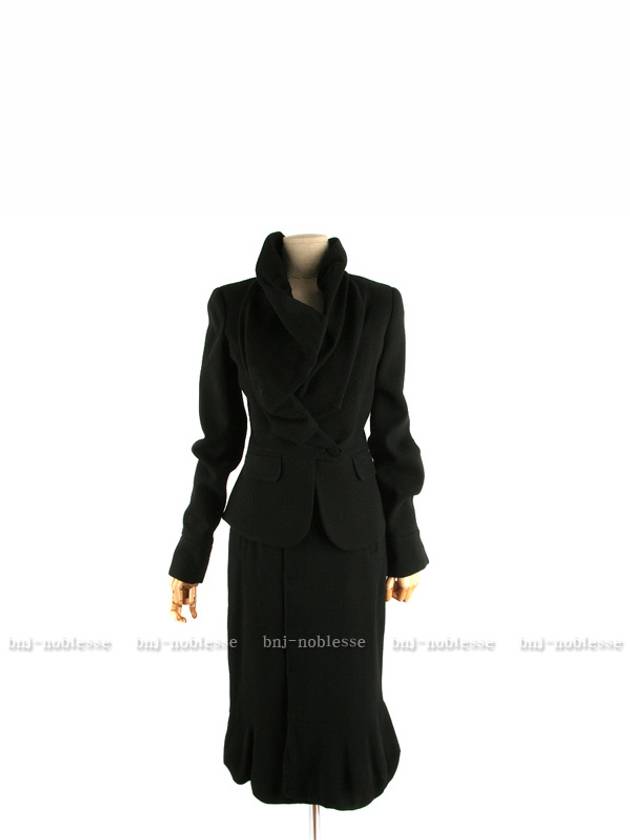 6H565 3044 sheepskin black suit jacket - GIVENCHY - BALAAN 4