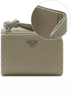 Peekaboo Micro Tri-Fold Half Wallet Grey - FENDI - BALAAN 3