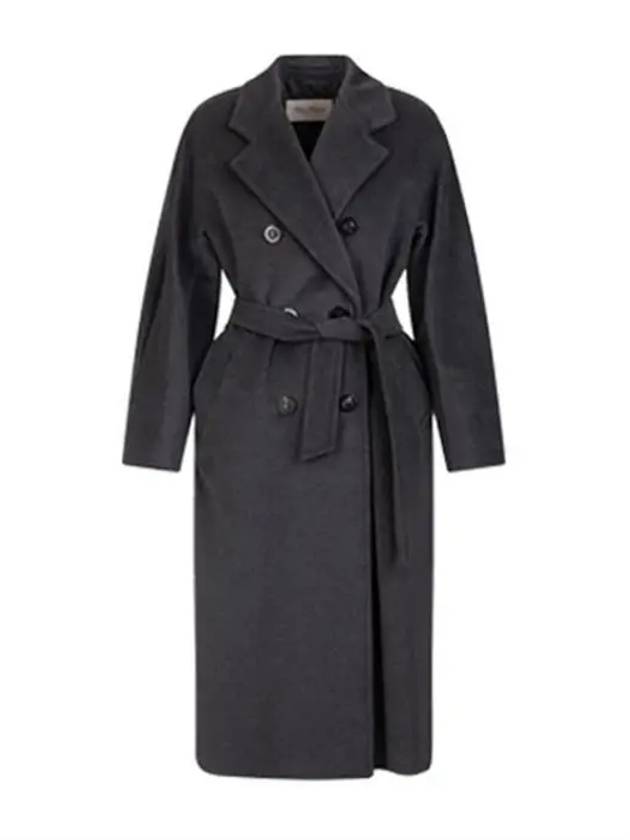 Madame wool cashmere long coat MADAME DARK GRAY - MAX MARA - BALAAN 1