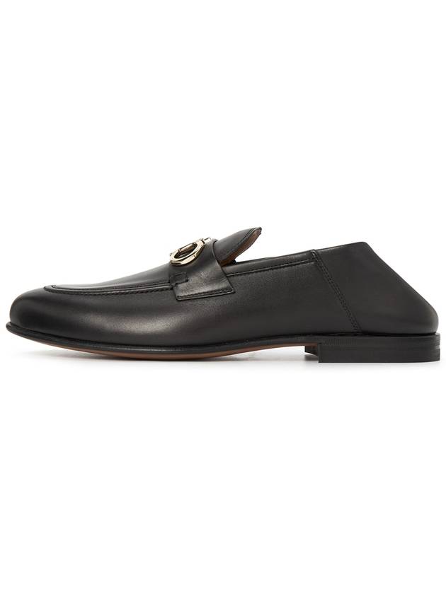 Ferragamo Gancini Men s Loafer GIN NERO 0758410 Foot EEE 001 - SALVATORE FERRAGAMO - BALAAN 5