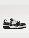 LV Trainer Maxi Low Top Sneakers Black White - LOUIS VUITTON - BALAAN 3