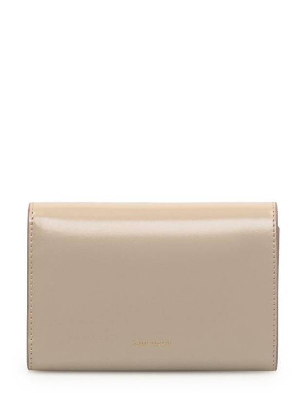 4G Liquid Box Leather Half Wallet Beige - GIVENCHY - BALAAN 5