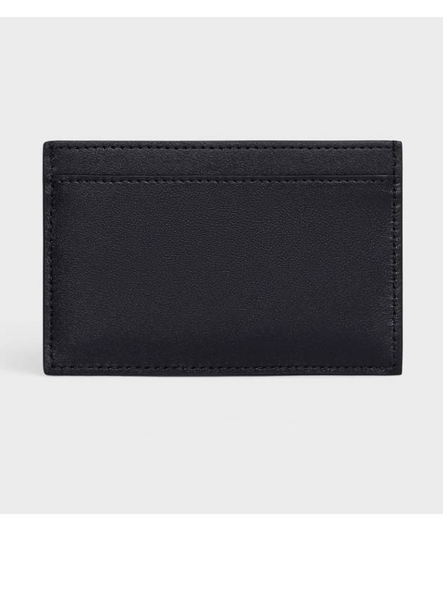 Lettering Logo Printing Card Wallet Black - CELINE - BALAAN 6