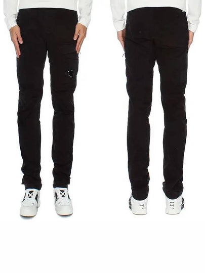 Lens Detail Tapered Straight Pants Black - CP COMPANY - BALAAN 2